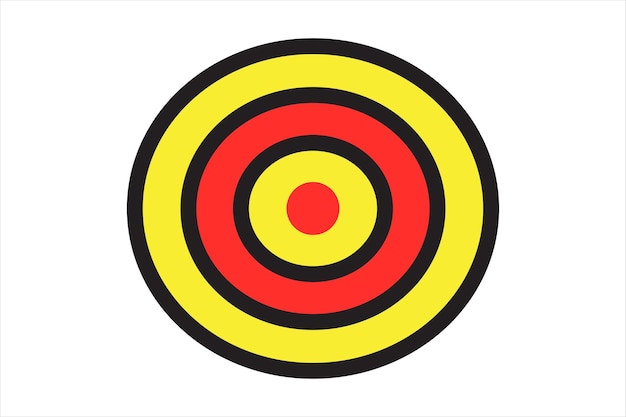 El color del símbolo, el centro del círculo, el icono, el arte vectorial.