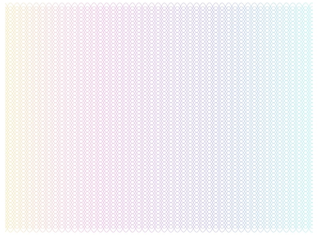 Color suave del arco iris Fondo lineal Elementos de diseño Líneas poligonales Guilloche