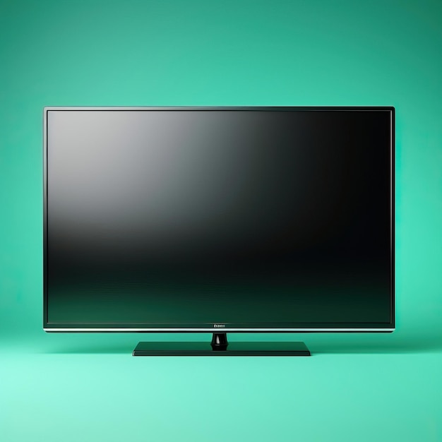 El color verde es el vector de gradiente de la televisión. El fondo es blanco.