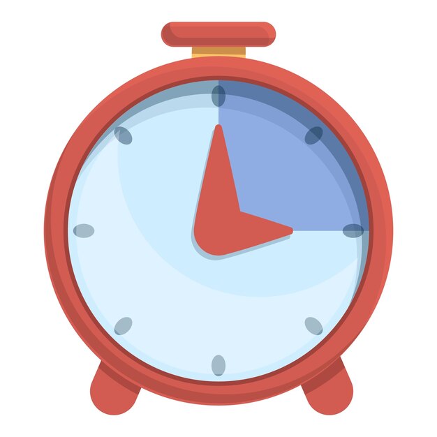 Coloración del cabello, tiempo, reloj, icono, caricatura, vector, mujer, mañana, alarma, pelo, coloración, dama