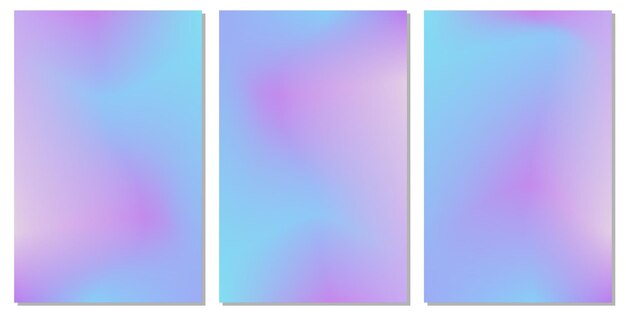 Colore pastel luz borrosa abstracta colección de fondo moderno con gradiente de malla
