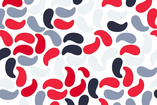 Colorear el fondo abstracto de la forma roja para su recurso gráfico