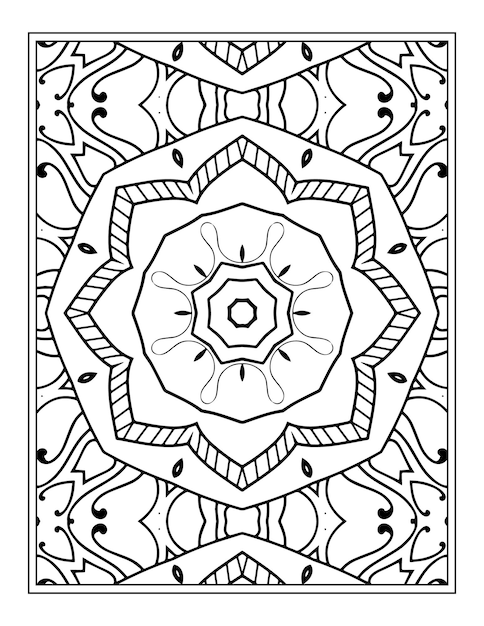 Colorear Mandala De Flores