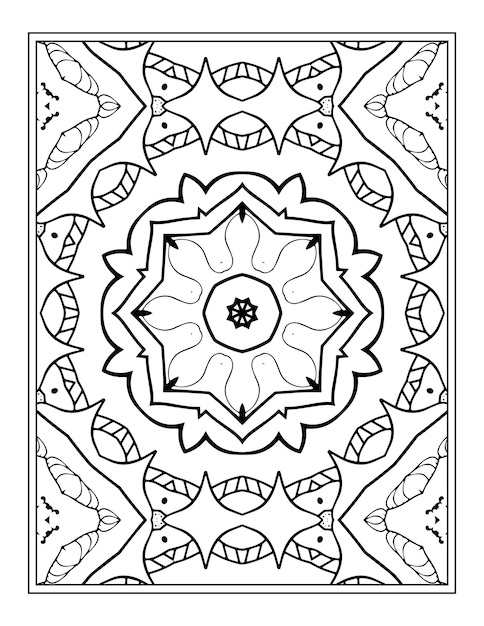 Colorear Mandala De Flores