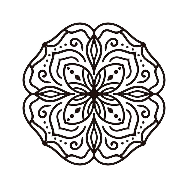 Colorear el Mandala El libro de colorear del Mandala