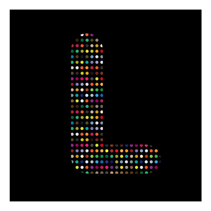 Vector los colores de un alfabeto mágico