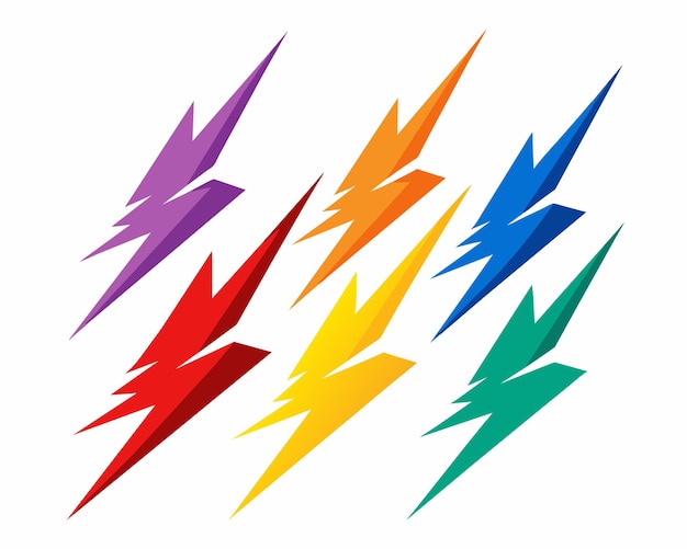 los colores del arco iris son coloridos