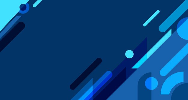 Colores azules modernos corte de papel abstracto diseño vectorial de fondo de negocios moderno futurista