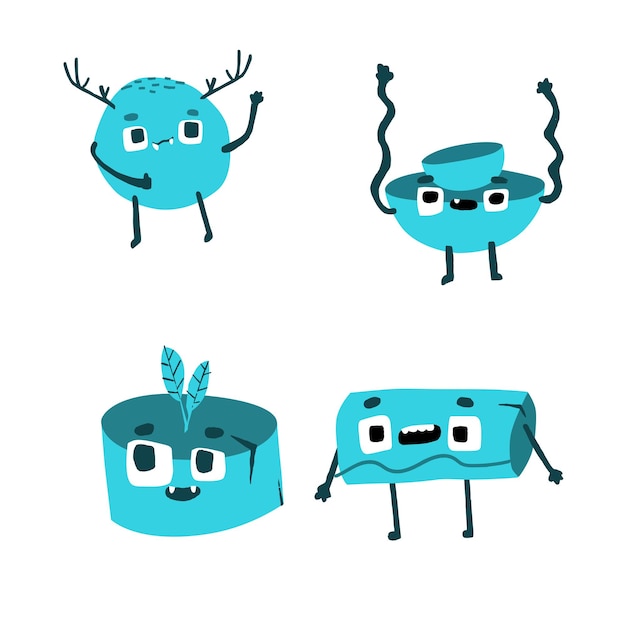 colores de cara de avatar, clip, clipart, ilustración, gráfico