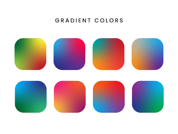 Colores degradados para fondo web e impreso