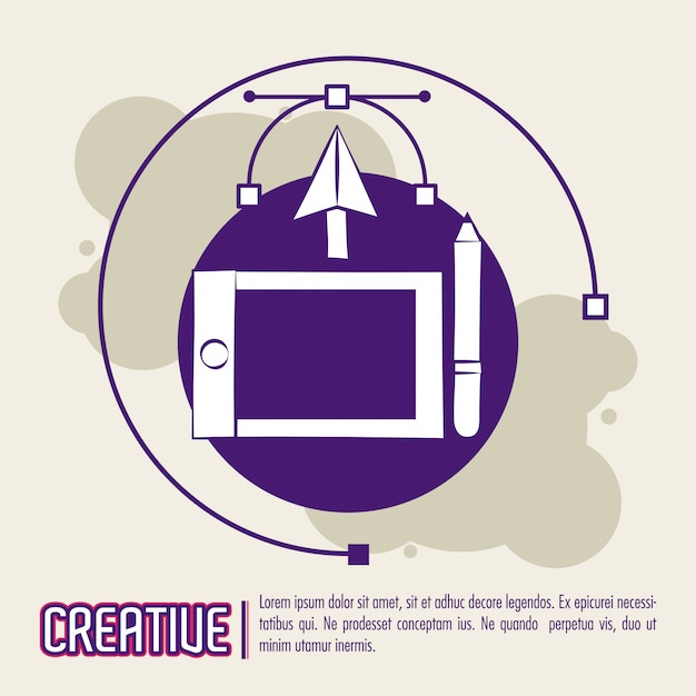 Vector colores e ideas creativas