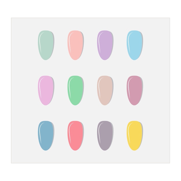 Los colores del esmalte de uñas desnudo