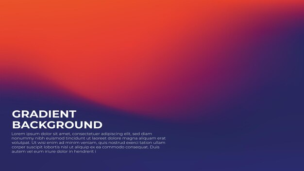 Colores de gradiente de fondo abstractos para su diseño