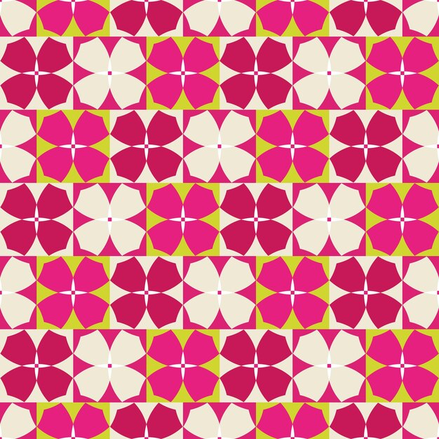 Colores de moda de patrones sin fisuras geométricos retro abstractos perfectos para Allover Print