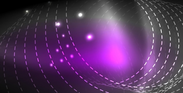 Colores de neón brillantes y brillantes con líneas abstractas fondo moderno