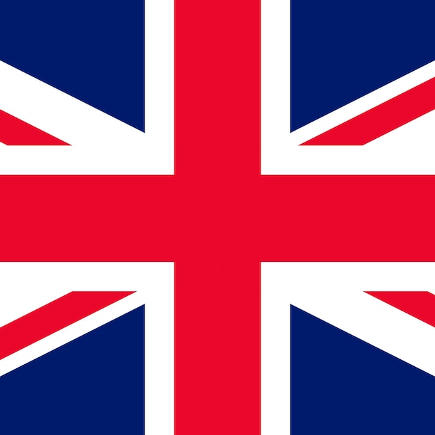 Colores oficiales de la bandera del Reino Unido Ilustración vectorial