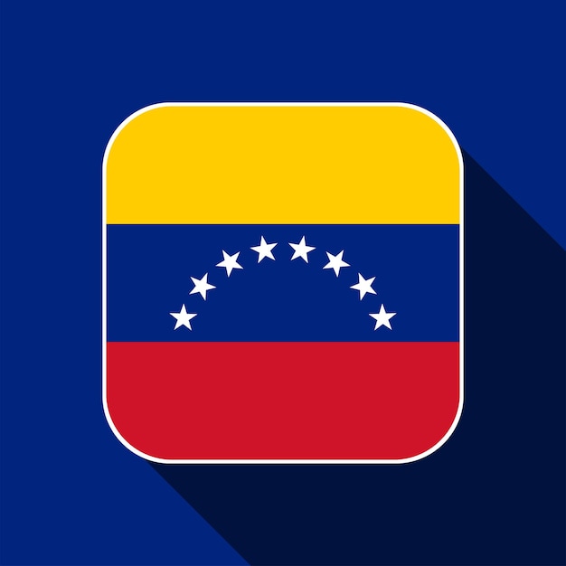 Colores oficiales de la bandera de Venezuela Ilustración vectorial