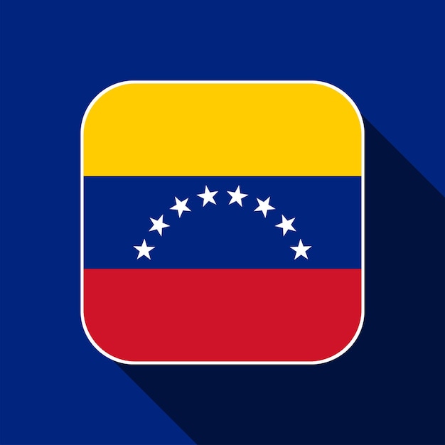 Colores oficiales de la bandera de venezuela ilustración vectorial