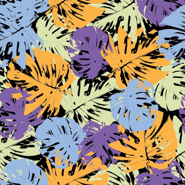 Colores psicodélicos patrón monstruo fondo para el verano