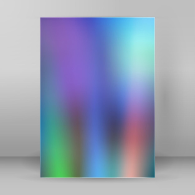 Colores resumen backgroubnd resplandor efecto de luz A4 folleto13