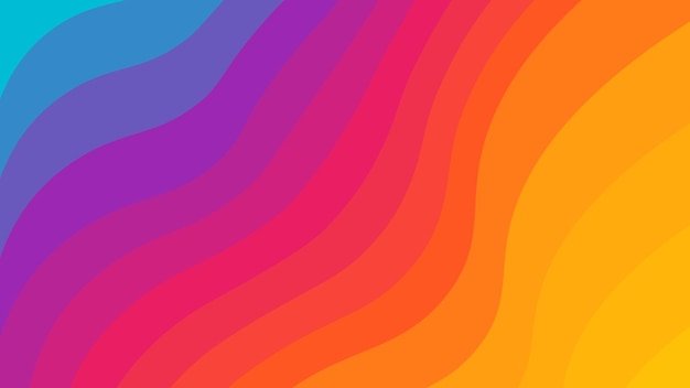 colorful fluid vibrant gradient stream wave background