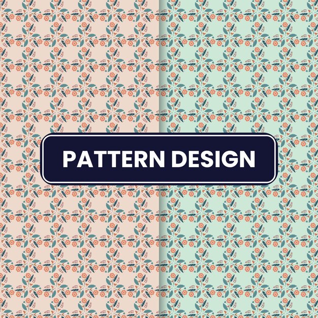 Colorful Geometric Floral Repeating Pattern for Textiles