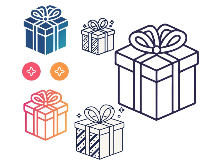 Colorful Gift Box Set with Ribbons and Bows 3D Vector Illustration for Holidays Birthdays