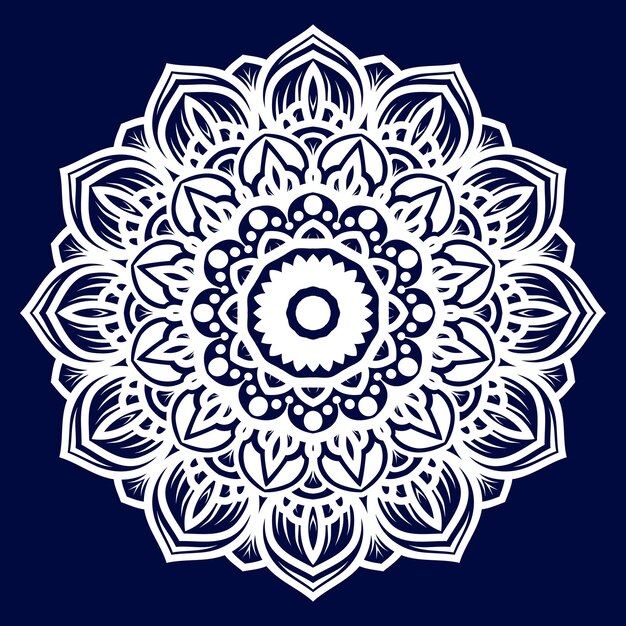 Colorfull Diseño de Vector de Mandala Único Moderno