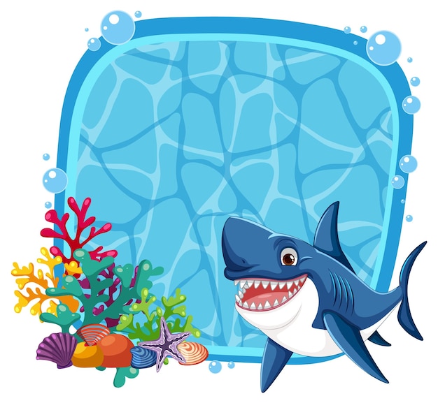 Una colorida escena submarina con tiburones