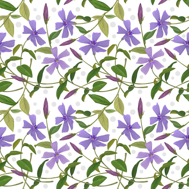 Coloridas flores dibujadas a mano con un patrón sin costuras