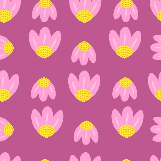 Coloridas flores de patrones sin fisuras fondo floral Estampado floral vectorial