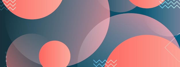Coloridas formas geométricas abstractas diseño de fondo de plantilla Gradiente colores alegres pancarta