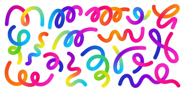 Coloridas rayas 3D y confeti festivo vibrantes cintas arco iris para celebraciones y fiestas