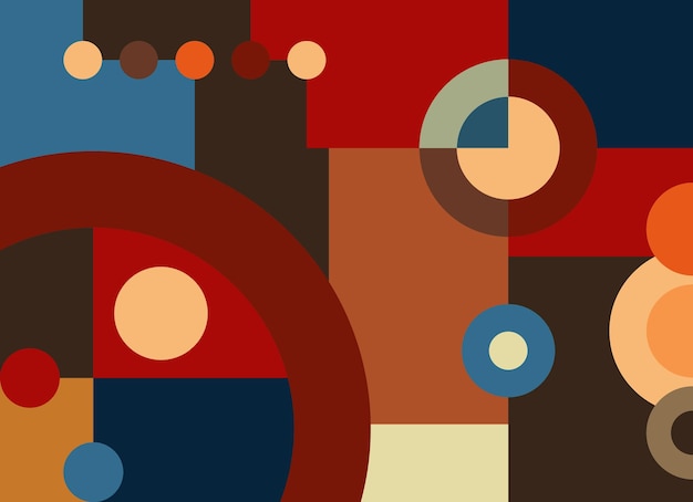 colorido arte abstracto para decoración de paredes