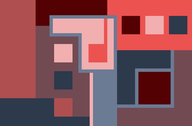 colorido arte abstracto para decoración de paredes