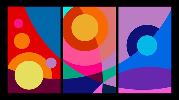 colorido arte abstracto para decoración