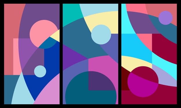 colorido arte abstracto para decoración