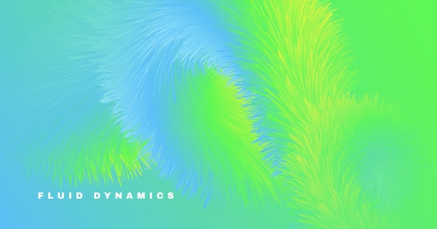 Colorido cartel líquido futurista con forma curva.