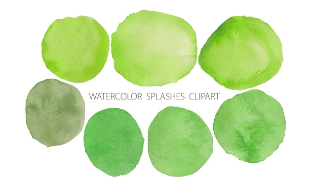 colorido círculo clipart acuarela redondo colorido diseños vectoriales