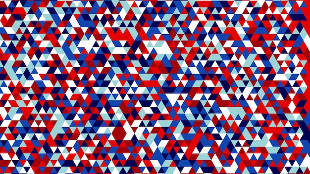 Colorido colorido mosaico geométrico triángulo ilustración de patrón sin costuras con formas abstractas creativas fondo