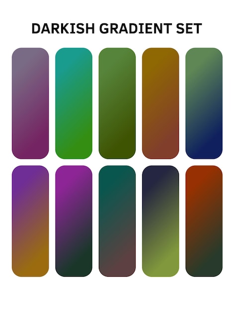 un colorido conjunto de botones con diferentes colores y colores