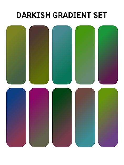 un colorido conjunto de botones con diferentes colores y colores