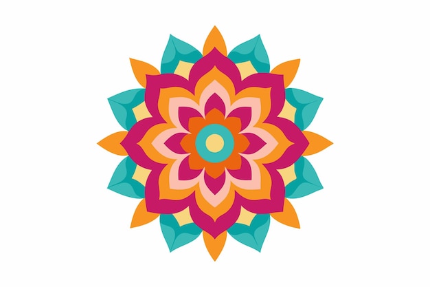 un colorido diseño de flores del libro del autor