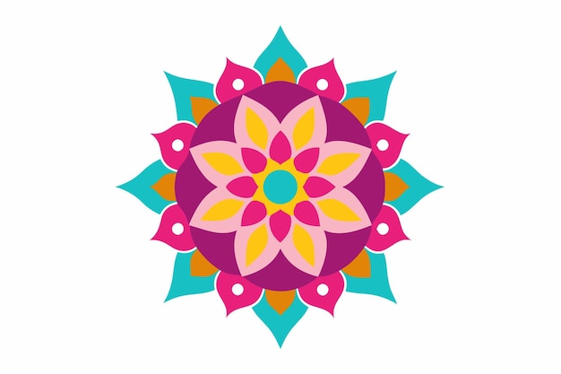 un colorido diseño de flores del libro de david brux