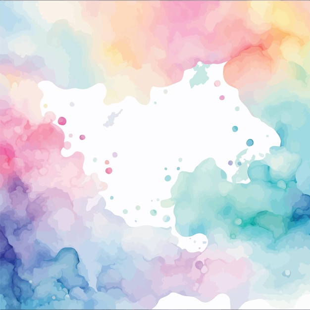 Un colorido efecto de acuarela de fondo abstracto