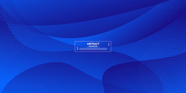 Colorido fondo 3D abstracto con diseño vectorial de onda azul para el folleto de la portada del libro de banners