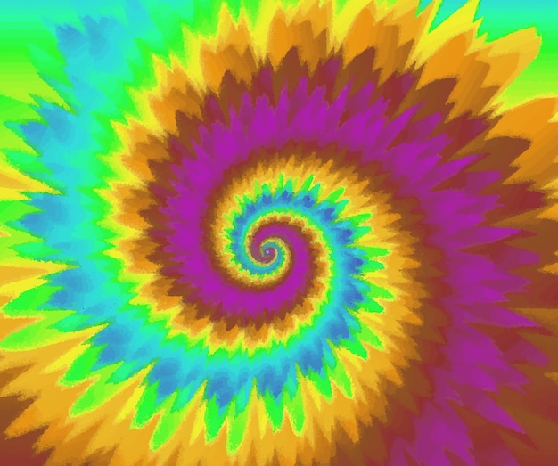 El colorido fondo del arco iris