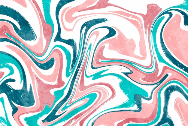 Colorido fondo geométrico abstracto pastel con líneas curvas líquidas y textura de mármol fluido