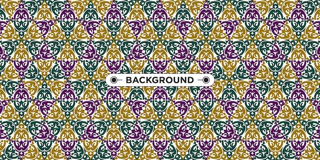 colorido fondo geométrico mandala étnico patrón