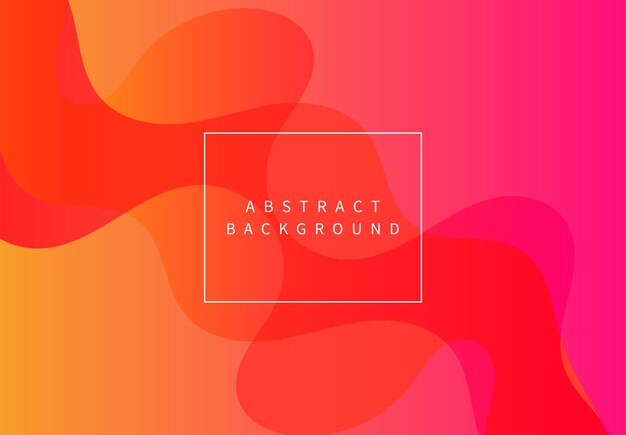 Colorido fondo de gradiente fluido en tonos cálidos rosa naranja y amarillo Moderno y minimalista